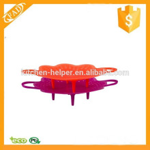 Lavadora de louça segura reutilizável Silicone Colander e vaporizador